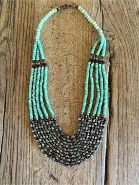 Turquoise Beaded Necklace